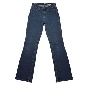 DKNY Jeans Womens Blue Mid Rise Y2K Vintage Denim Soho Bootcut 5-Pocket Cotton 2
